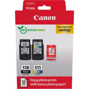 Canon Tinte Photo Value Pack PG-510/CL-511