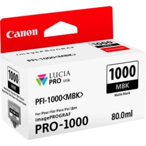 Canon Tinte mattschwarz PFI-1000MBK