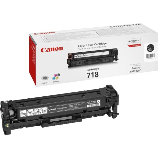 Canon Toner schwarz CRG-718BK