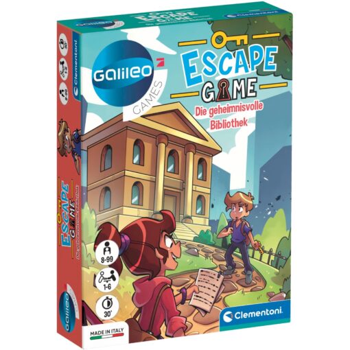 Clementoni Escape Game - Die geheimnisvolle Bibliothek