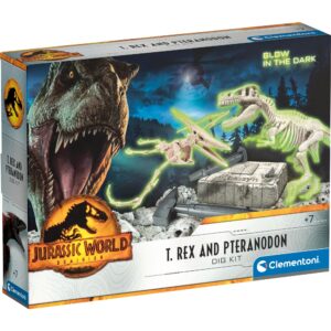 Clementoni Jurassic World 3 Ausgrabungs Set T Rex & Pteranodon