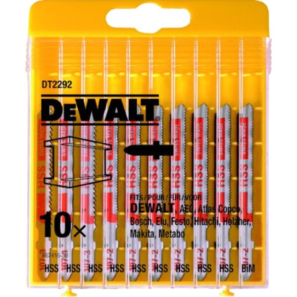 Dewalt HSS Stichsägeblatt-Satz DT2292