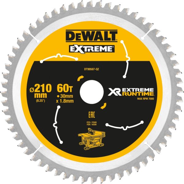 Dewalt Kreissägeblatt XR EXTREME RUNTIME DT99567