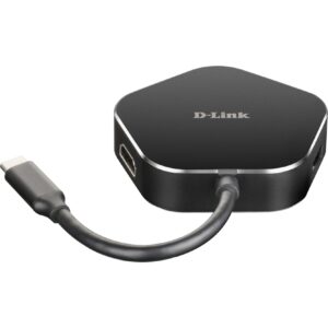 D-Link DUB-M420 4‑in‑1 USB‑C Hub mit HDMI/USB‑C Ladeanschluss