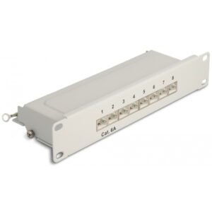 Delock 10" Patchpanel 8 Port Cat.6A