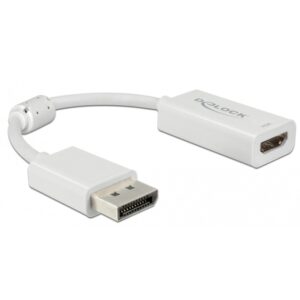 Delock Adapter DisplayPort > HDMI 4K 60Hz mit HDR Funktion passiv