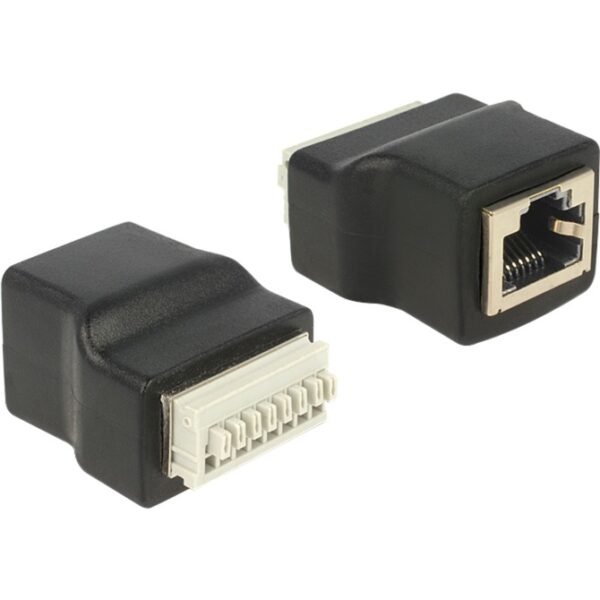 Delock Adapter R-J45 Buchse - Terminalblock