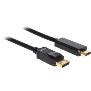 Delock Adapterkabel DisplayPort Stecker > HDMI Stecker