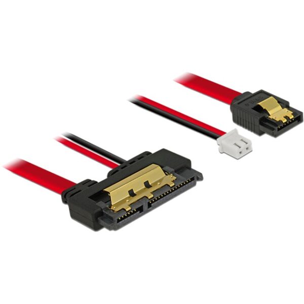 Delock Adapterkabel SATA 7Pin + 2Pin > SATA 22Pin