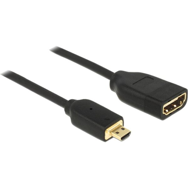 Delock Adapterkabel micro HDMI - HDMI 4K