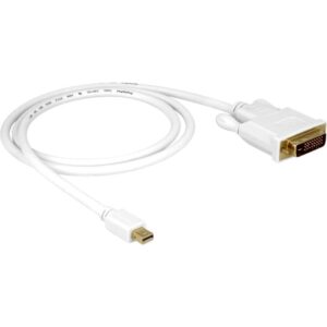 Delock Adapterkabel mini-DisplayPort Stecker > DVI 24+1 Stecker