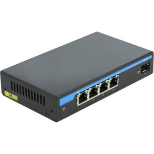 Delock DeLOCK Giga Ethernet Switch 4P PoE+1SFP