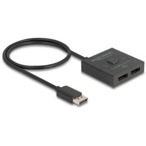 Delock DisplayPort Switch 2 > 1 bidirektional 8K