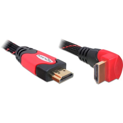 Delock Highspeed HDMI mit Ethernet Kabel gewinkelt