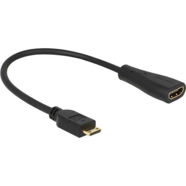 Delock Kabel HDMI mini C Stecker > HDMI-A Buchse