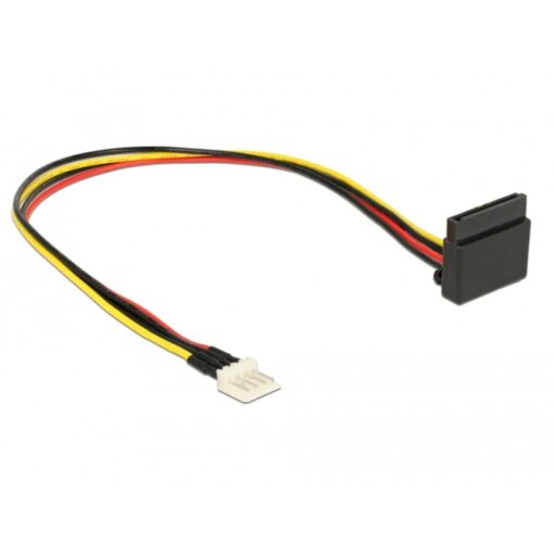 Delock Kabel Power Floppy 4Pin (Stecker) > SATA 15Pin (Buchse)