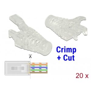 Delock Knickschutz für RJ45 Crimp+Cut Stecker