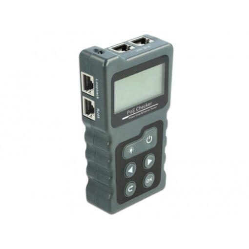 Delock LCD Kabeltester RJ45 / PoE / DC