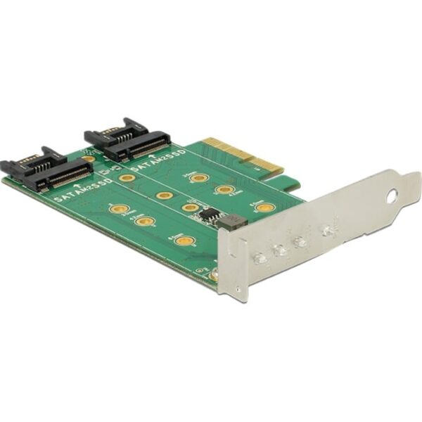 Delock PCI Express Karte > 3 x M.2 Slot