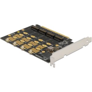 Delock PCIe 16x Karte > 4x Intern NVMe M.2