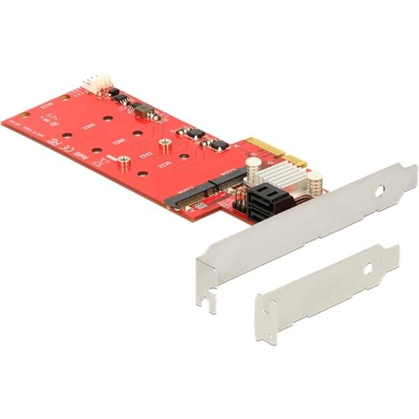 Delock PCIe 2x M.2 NGFF + 2x SATA Raid