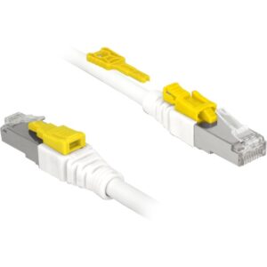 Delock Patchkabel RJ45 Secure Cat.6a S/STP