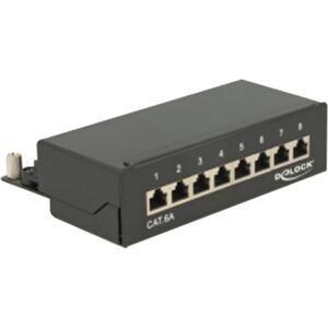 Delock Patchpanel Desktop 8 P Cat.6A