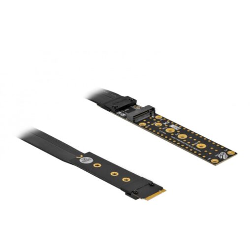 Delock Riser Karte M.2 Key M Verlängerung NVMe mit 20 cm Kabel