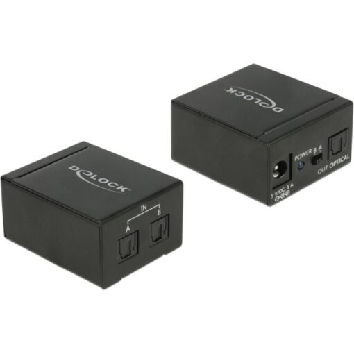 Delock Switch 2x TOSLINK in > 1x TOSLINK out