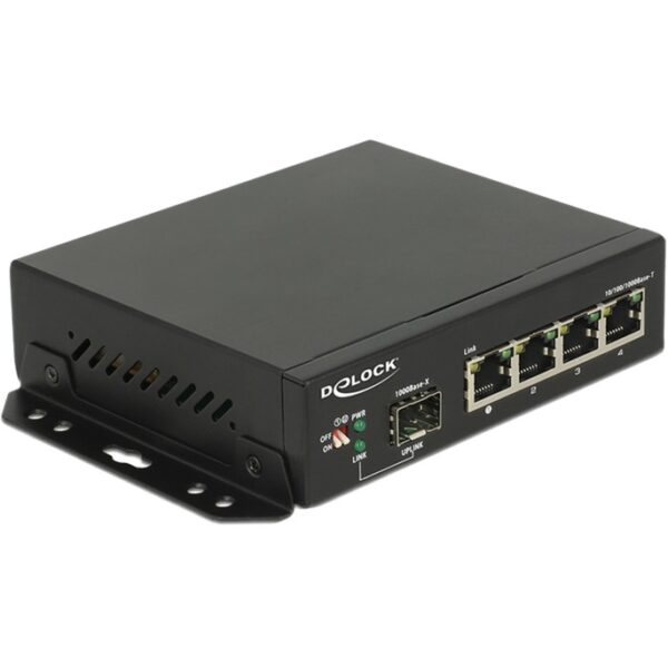 Delock Switch Gigabit 4 Port + 1 SFP