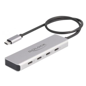 Delock USB 10 Gbps USB Type-C Hub mit 4 x USB Type-C Buchse