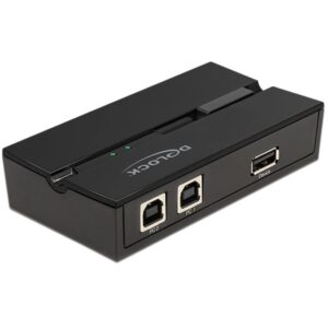 Delock USB 2.0 Switch für 2 PC an 1 Gerät