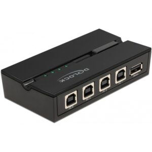 Delock USB 2.0 Switch für 4 PC an 1 Gerät