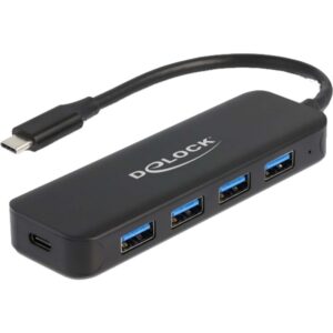 Delock USB Type-C Hub 4 Port USB 3.2 Gen 1 mit Power Delivery 85 Watt