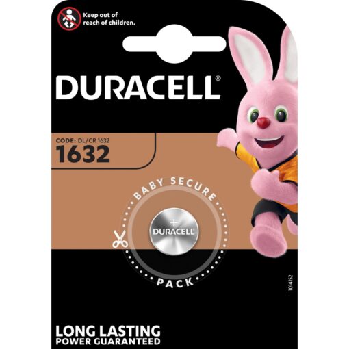 Duracell CR1632 Lithium-Knopfzelle 3V