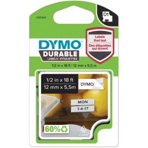 Dymo D1 ORIGINAL Hochleistungs-Schriftband Vinyl