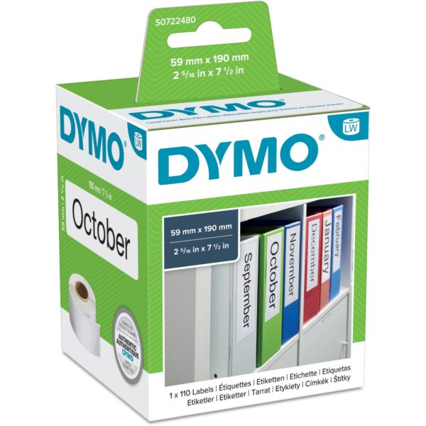 Dymo LabelWriter ORIGINAL Ordneretiketten breit 59x190mm
