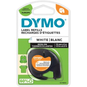 Dymo LetraTag ORIGINAL Bügelbares Schriftband 12mmx2m