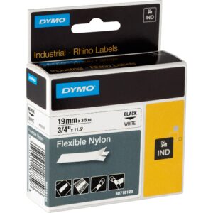 Dymo Rhino IND ORIGINAL Schriftband Flexibles Nylon 19mm x 3