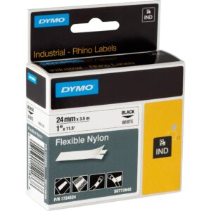 Dymo Rhino IND ORIGINAL Schriftband Flexibles Nylon 24mm x 3