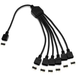 EKWB EK-D-RGB 6-Way Splitter Cable