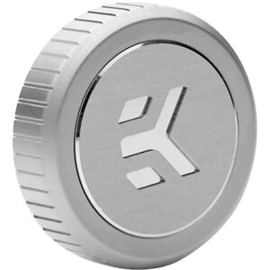 EKWB EK-Quantum Torque Plug w/Badge - Satin Titanium