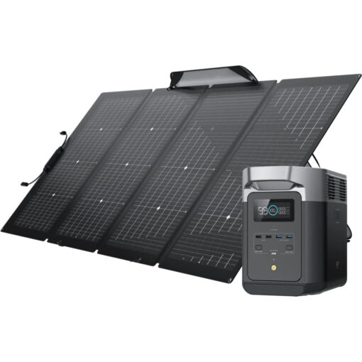 EcoFlow Starterset Solarpanel 220W + Powerstation Delta 2 A1.000W