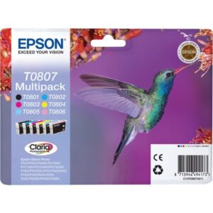 Epson Multipack 6-colours T0807 Claria Photographic Ink