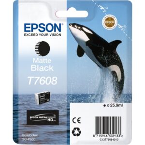 Epson Tinte Mattschwarz C13T76084010