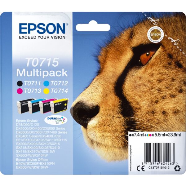 Epson Tinte Multipack T0715 (C13T07154012)