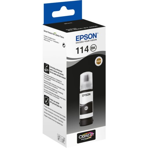 Epson Tinte Pigment-schwarz 114 EcoTank (C13T07A140)