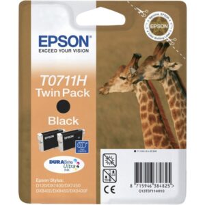 Epson Tinte Twinpack High-capacity Schwarz C13T07114H10