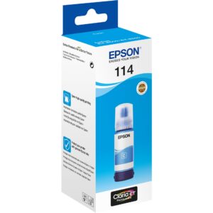 Epson Tinte cyan 114 EcoTank (C13T07B240)