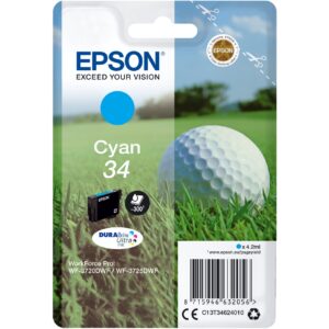 Epson Tinte cyan 34 (C13T34624010)